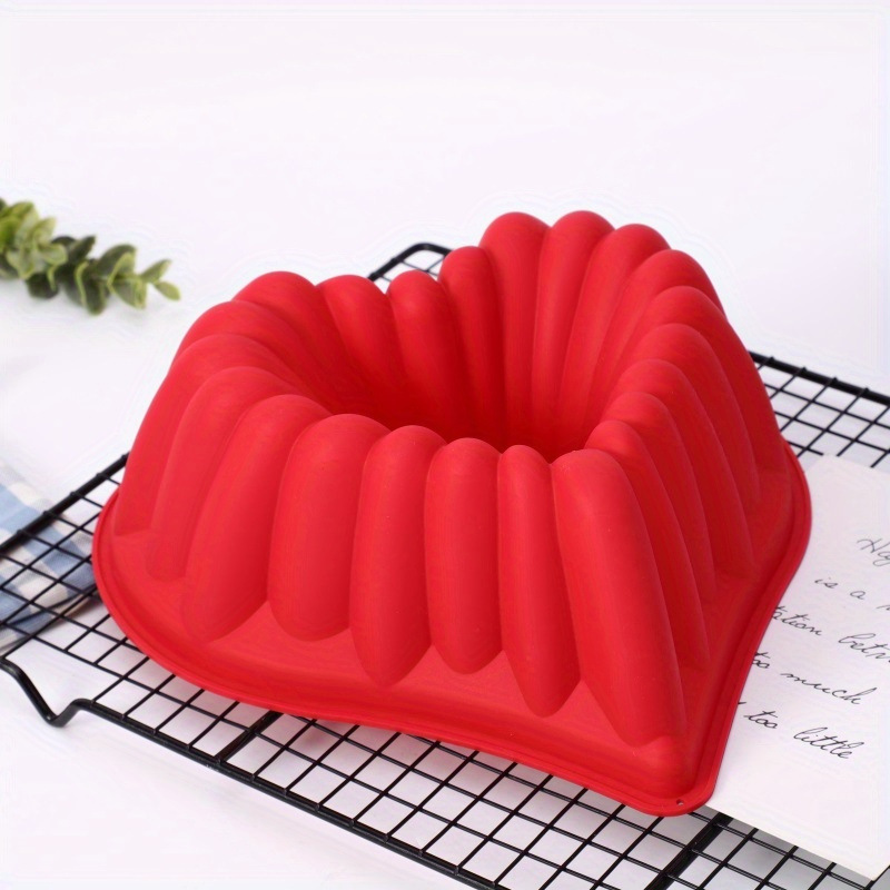 

Heart-shaped Non-stick Silicone Cake Mold, Wedding Baking Specialty & Novelty Pan, Manual, 1pc