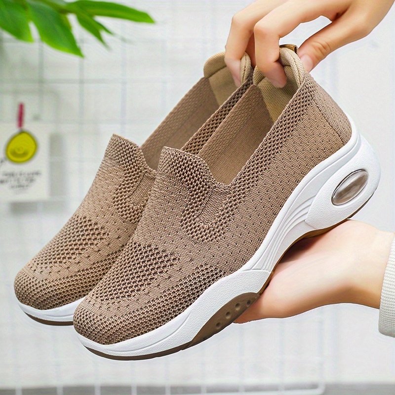 

Women's Mesh Breathable Road Running Shoes, Air Cushion Bottom Casual Sneakers