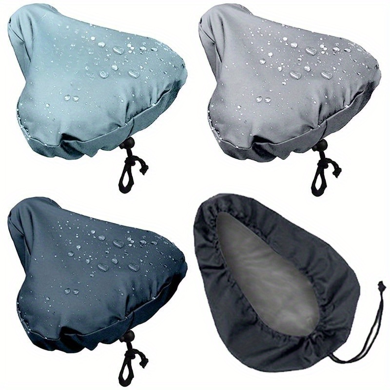 

1pc Outdoor Bicycle Seat Rain Cover - Waterproof Rain Dust Cover With Uv Protection For Mtb Bikes