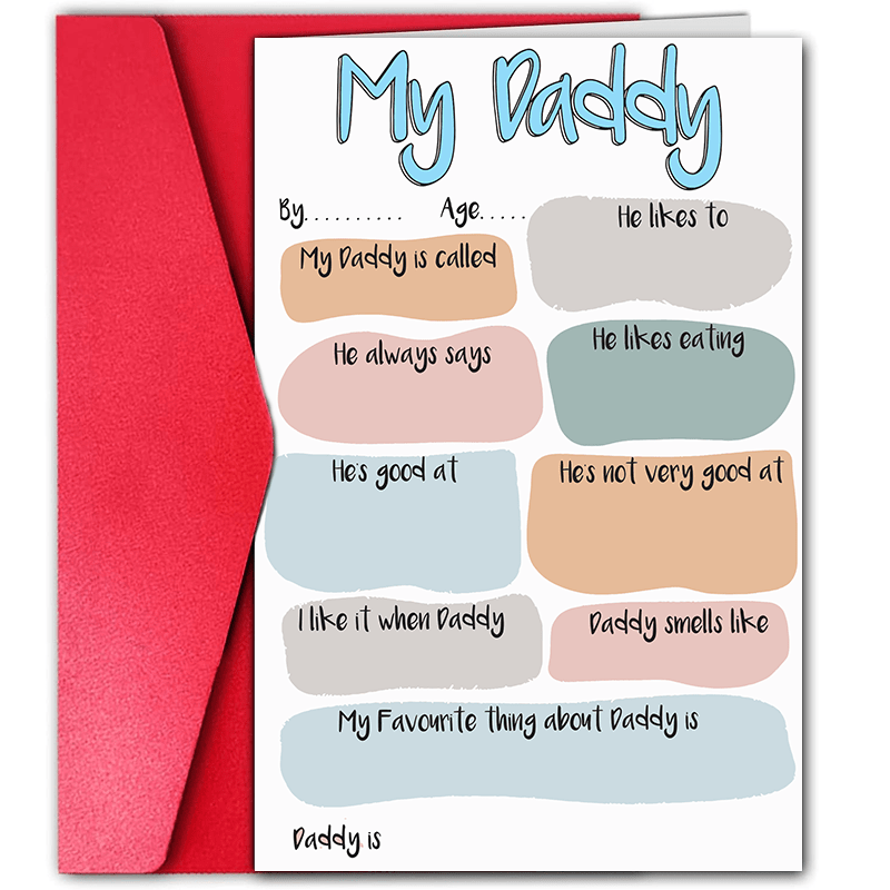 

Unique & Fun Father's Day Greeting Card - Family & Friends, Diy Design