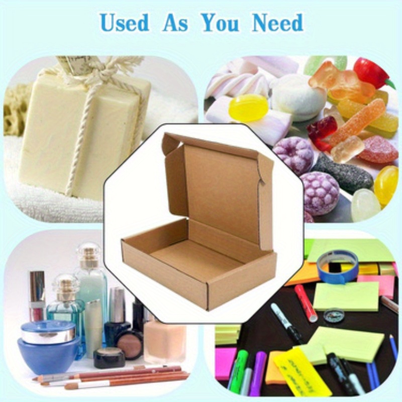 

20-pack Brown Cardboard Boxes With Lids, Multipurpose Paper Packaging Boxes For Small Household Items, Gift Wrapping, And Storage