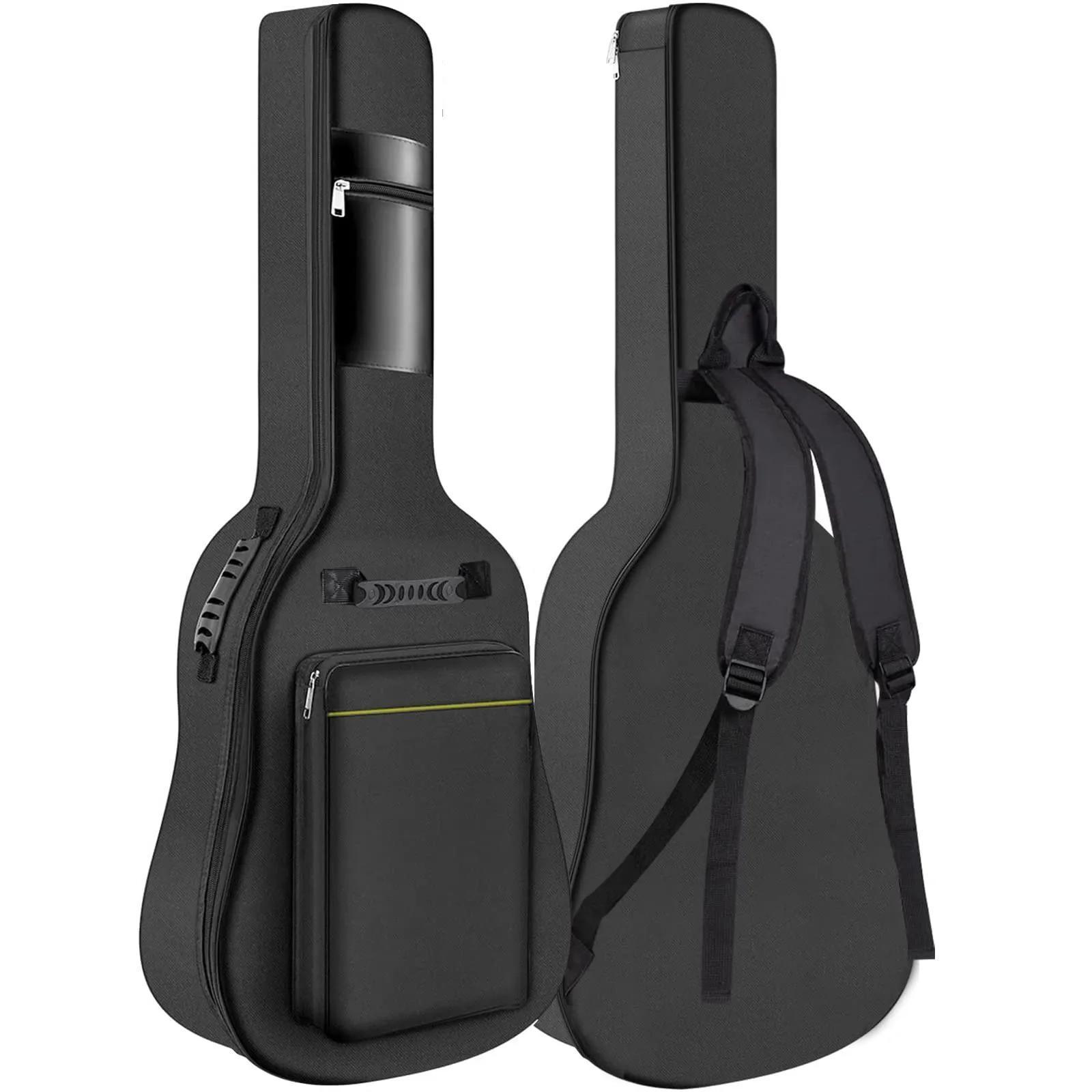 

Guitar Gig Bag 41 Inch 0.25 Inch Sponge Padding Water Resistent Dual Adjustable Shoulder Strap Guitar Case