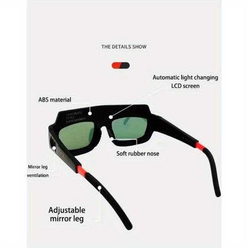 1pc anti glare welding glasses automatic darkening welding mask eye protection welding goggles