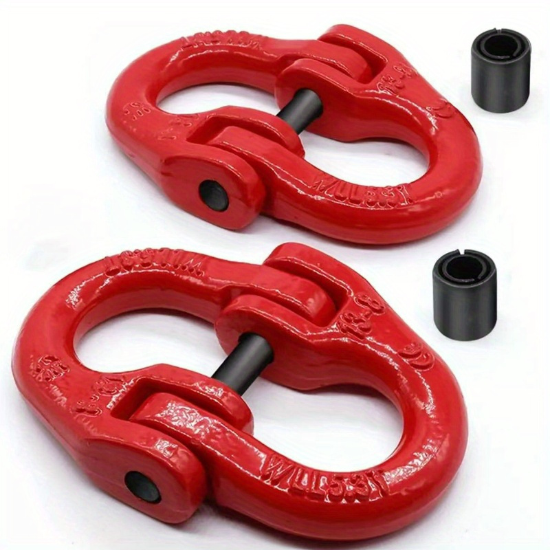 

Heavy-duty Steel Chain Hitch With Safety Lock - Durable Lifting Buckle Hook For Machinists, Industrial Hardware