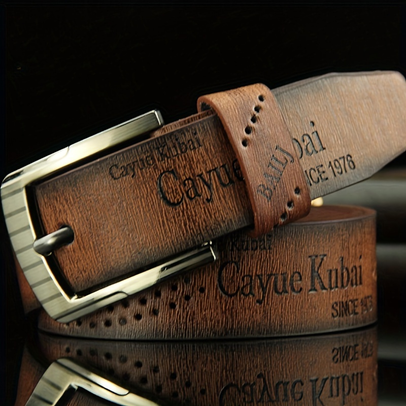 

Men's Fashionable Versatile Belt For Business & Casual Wear, Perfect For Jeans And Suits