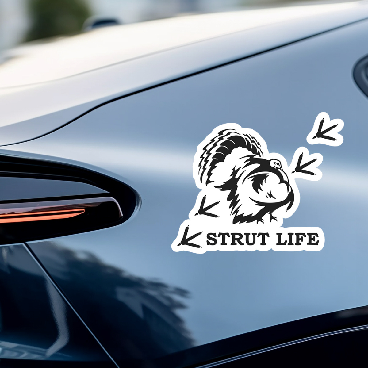 

Strut Life - Matte Vinyl Sticker For Cars, Trucks, Laptops & Walls | Durable, Easy-apply Decal