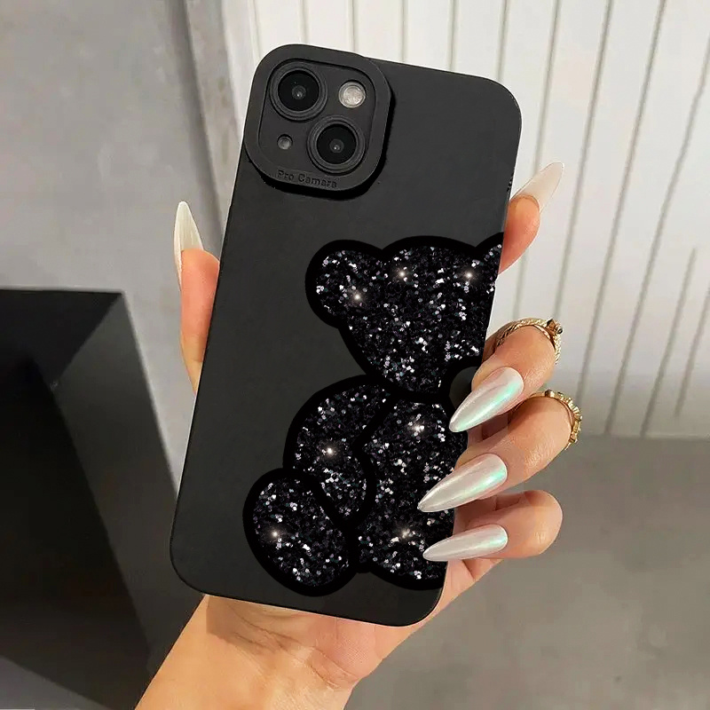 

Angel Eyes Soft Phone Case With Bear Pattern Phone Cover 360 Degree Full Protection For Iphone 11 12 13 14 Pro Max 15 Xr X/xs 7 8 Plus Se Mini For Smartphone