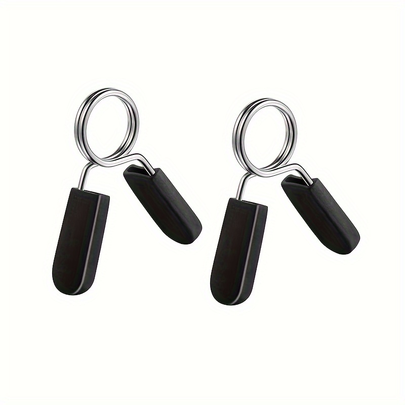 E-shop 2 Stück 1-Zoll/25-mm-Federclip-Halsbänder, Gewichtheberklemmen ausschließlich zum Verriegeln von 1-Zoll/25-mm-Durchmesser Standard glatter,
