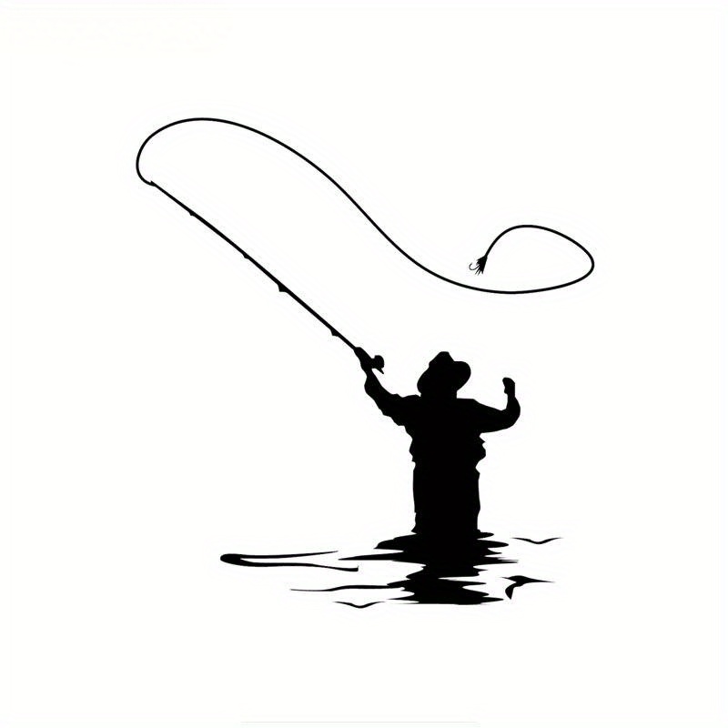 Fly Fishing Sticker Car Decal Vinyl Car Stickers From