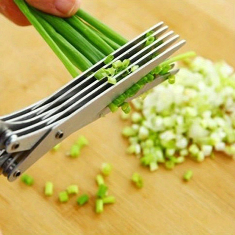 Ciseaux à Herbes 5 Lames en Inox