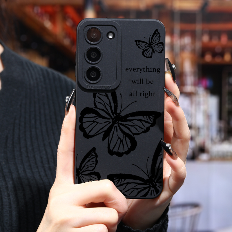 

Luxury Butterfly Phone Protective Case For Samsung Galaxy S24 Ultra S23 Plus S22 + S21 S20 Fe S10 A72 A54 5g A53 A52 A52s A15 A14 A13 A12 A22 A21s A51 A33 A32 A23 5g Gt2 Silicone Protective Back Cover