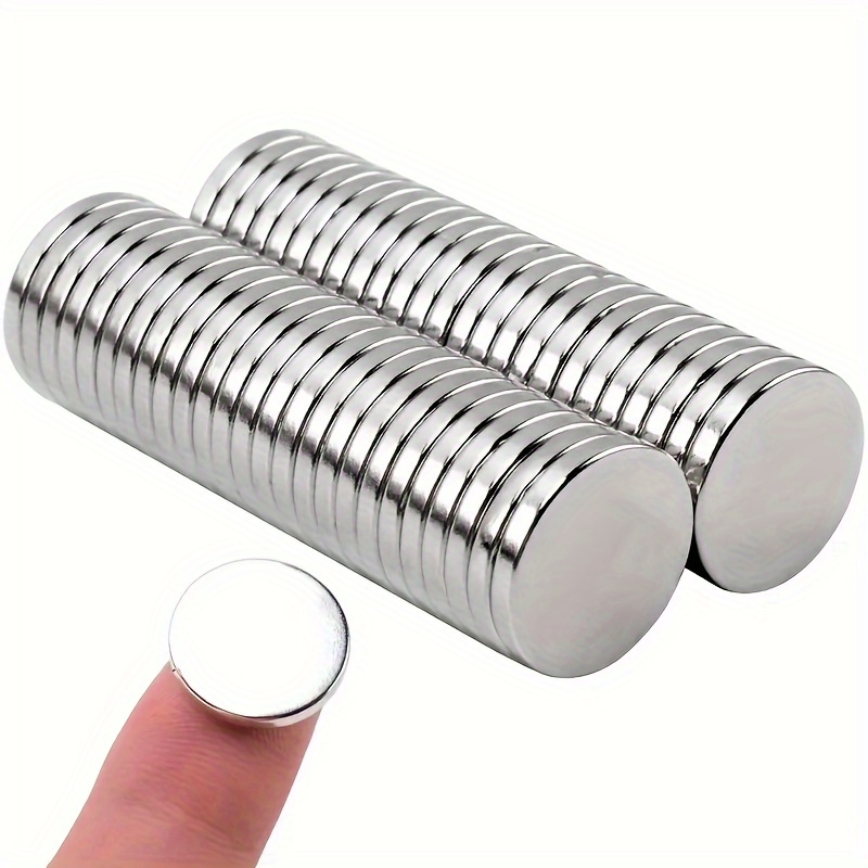 

40pcs Neodymium Disc Magnets, 15mm X 2mm Small Magnets Suitable For Science, Tool Storage, Laboratories, Lockers, Architecture, Decoration, Toolbox, Etc