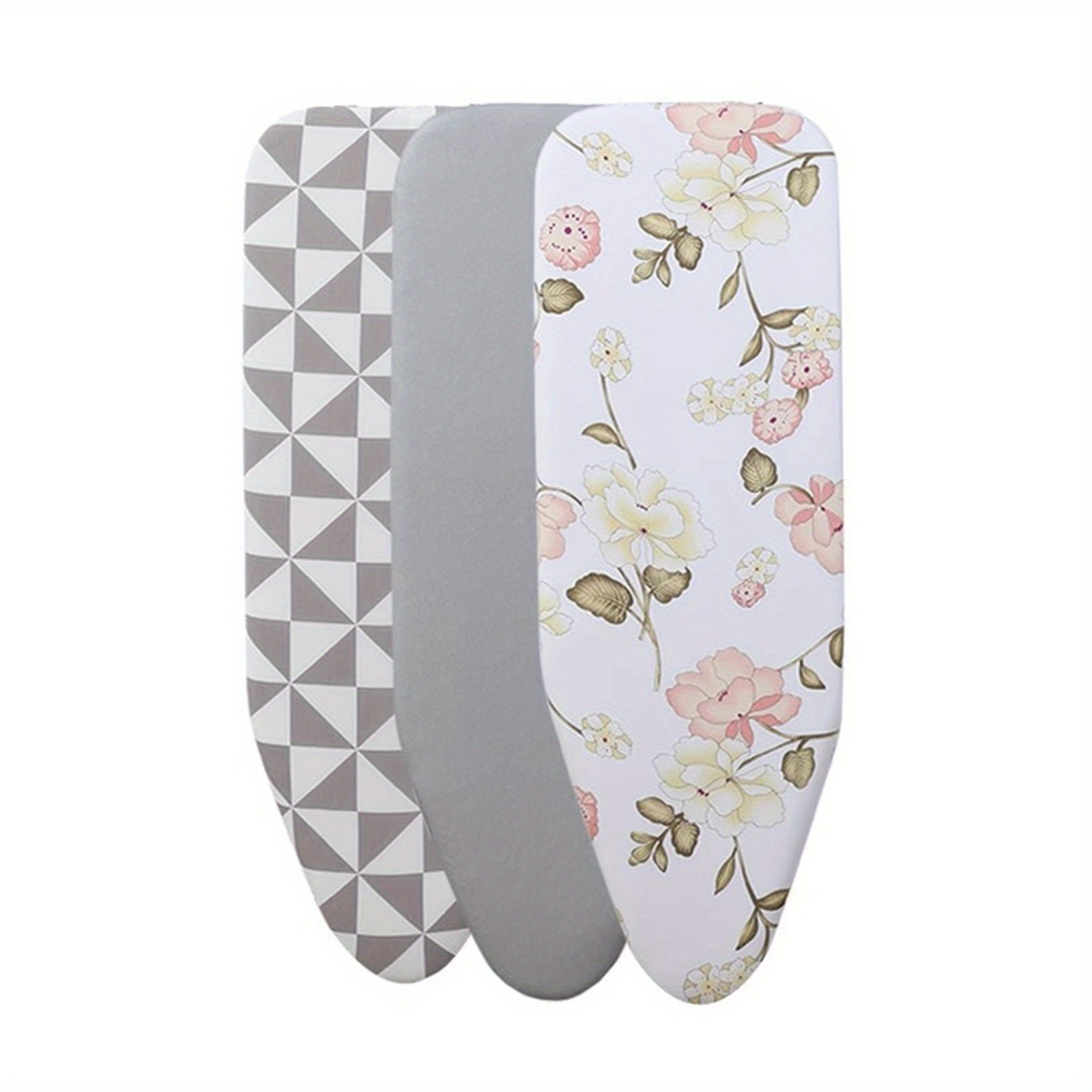 1pc ironing board cover 1pc extra thick   resistant ironing board cover non electric   plastic material heat proof iron slides washable and reusable with fits standard 120x38cm boards details 0