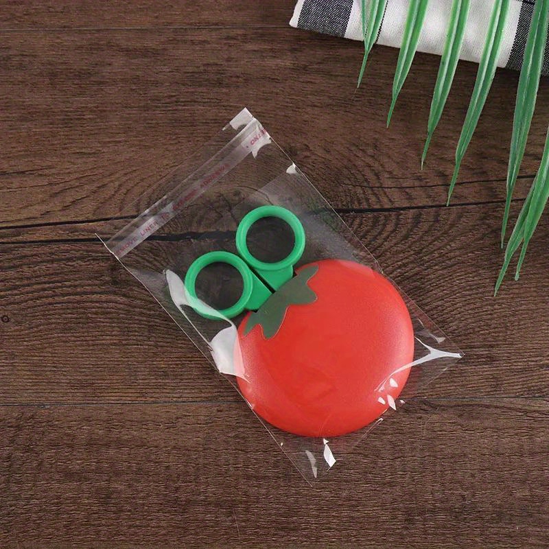 Self-adhesive cellophane bag, transparent Opp plastic packaging, sealed, jewelry gift, sweets