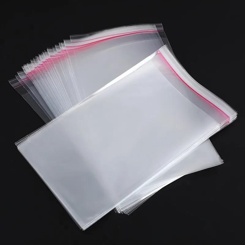 Self-adhesive cellophane bag, transparent Opp plastic packaging, sealed, jewelry gift, sweets