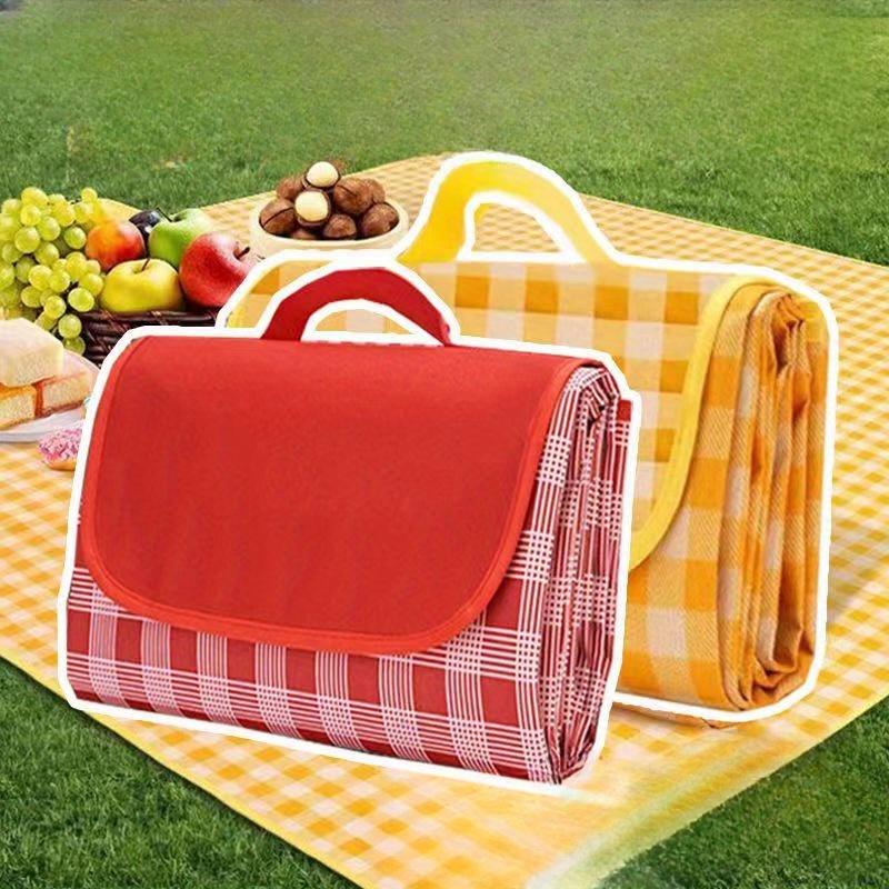 

Portable Picnic Mat, Outdoor Thickened Moisture-proof Mat, For Outdoor Activities And Picnics