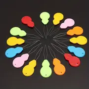 10pcs sewing ease plastic needle threaders vibrant assorted colors for hand machine sewing quilting crafting helper details 0