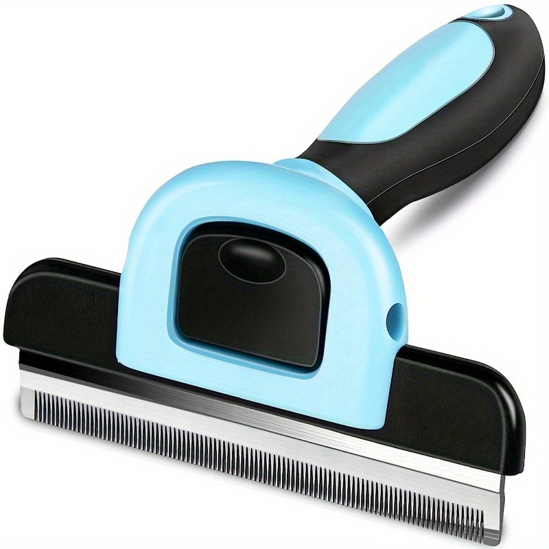 

1pc Professional Pet Deshedding Tool And Grooming Brush For Dogs And Cats, Reduces Shedding And Promotes Healthy Coat