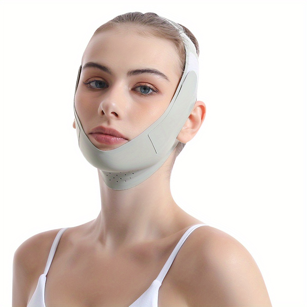 TEMU Reusable V Line Lifting Mask, Chin Strap, Lift And Tighten To Prevent Sagging, Ultra-thin Comfortable Reusable Belt - Facial Care Gifts For Mother