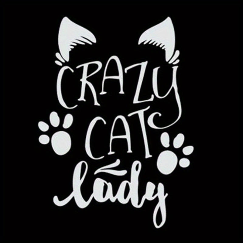 Lady Paw & Ear Decals - Versatile Vinyl Stickers For Cars, Laptops, Water Bottles, And More - Auto Accessories