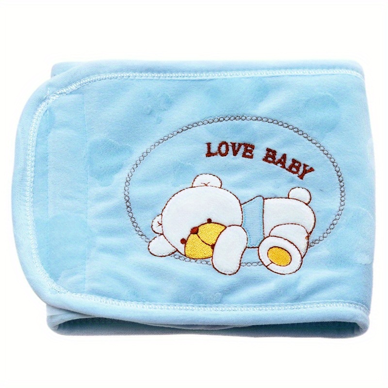 TEMU Soft And Thick Baby Belly Band - Infant Protector, Toddler Belly Belt, Newborn Belly Wrap, Child Tummy Support