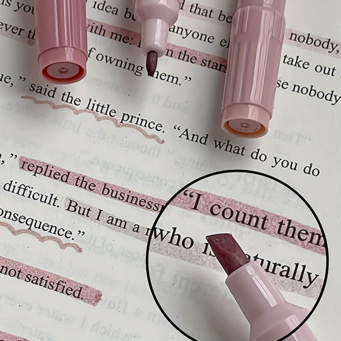 

4pcs Gradient Dual Tip Highlighter Set, Colourful Colour Marker Pen For Handbook