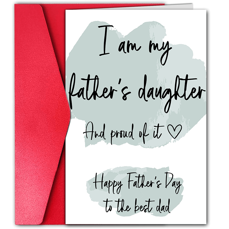 

1pc Funny Father's Day Card, Creative Pattern Greeting Card, Best Gift For Dad