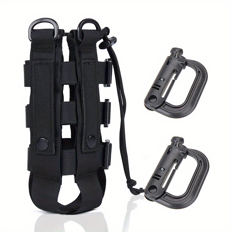 The Tactical Molle Bag Is An Adjustable Sports Water Bottle With -rings