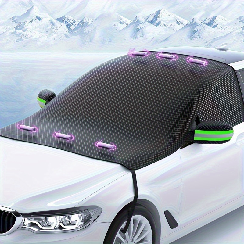

Heavy Duty Ultra Thick Protective Car Windshield Cover - Keep Your Car Clean & Dust Free This Summer & Winter