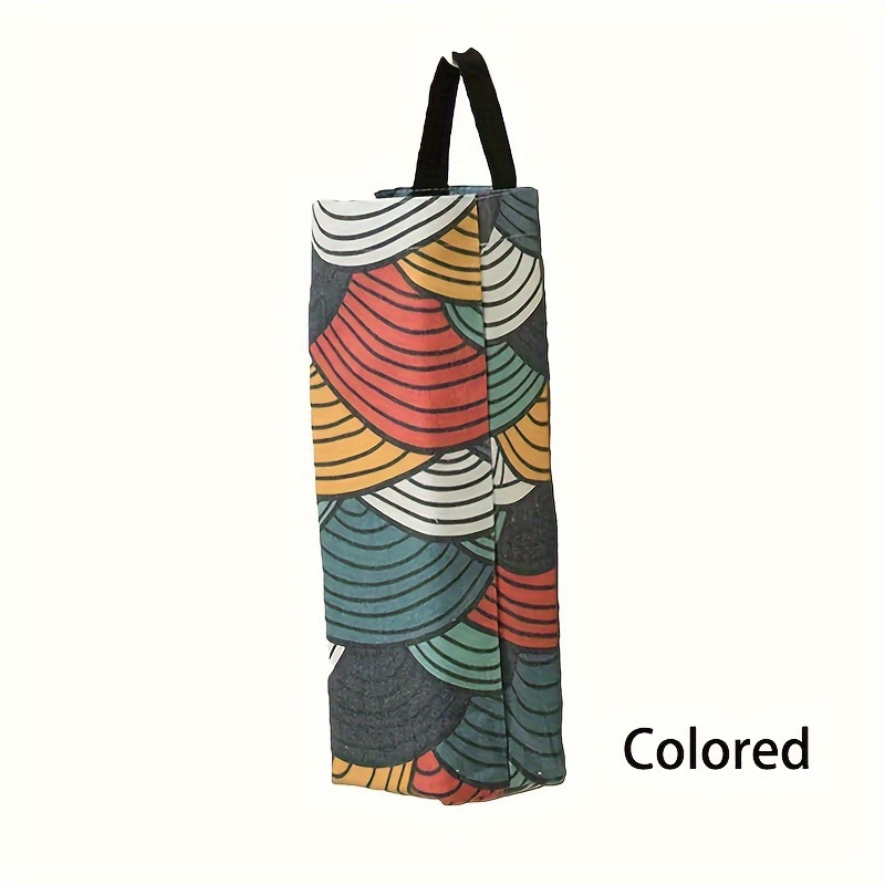 1  wall mounted garbage bag storage bag household   extraction storage bag large capacity garbage bag organizer grocery bag holder dispenser home kitchen accessories details 10