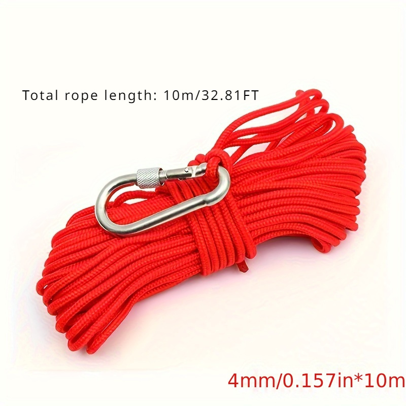 Grappling Hook Nylon Rope Heavy duty Gear Magnet Fishing - Temu