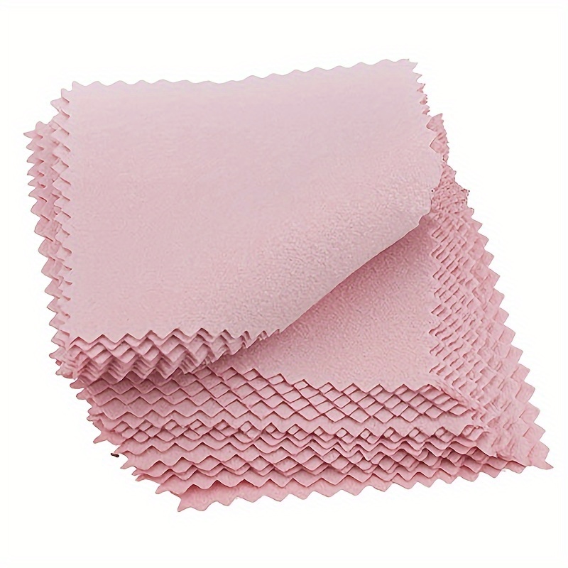 

50pcs Golden Silver Polishing Cloth Cleaner For Jewelry Cleaning Tool, Cloth Anti-tarnish Tool