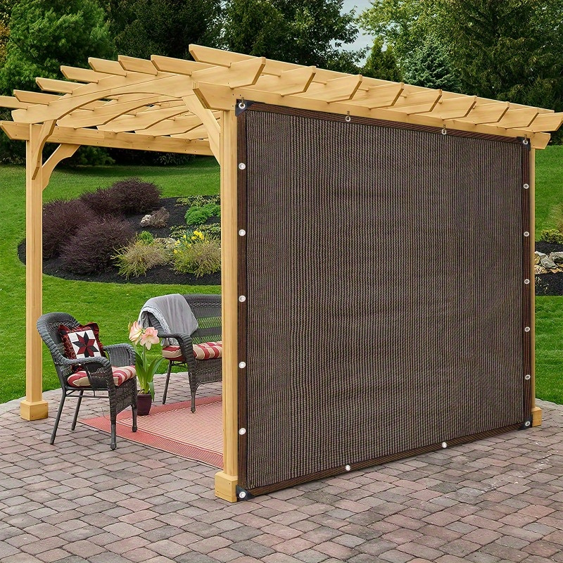 

Uv-blocking Privacy Screen Sun Shade With Grommets - Perfect For Patios, Pergolas & Greenhouses