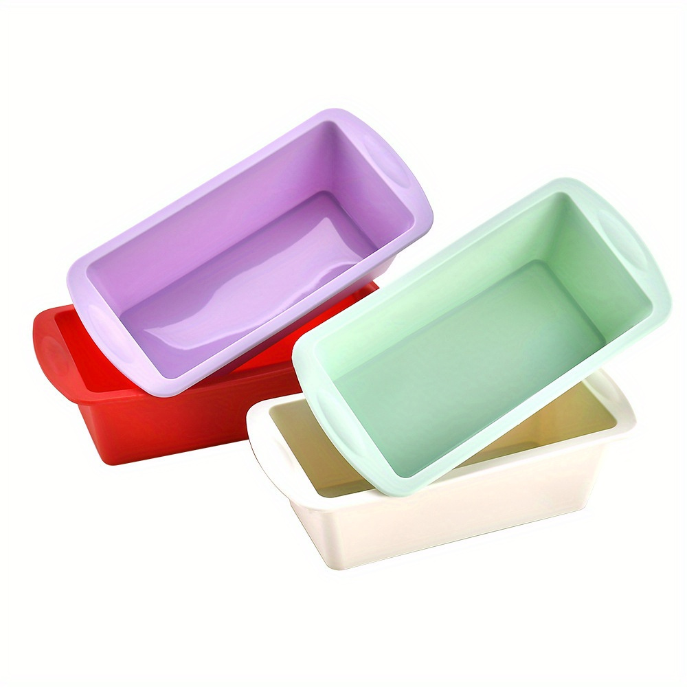 1pc silicone loaf pan baking bread   making tool non stick bakeware oven accessories baking tools kitchen accessories details 1