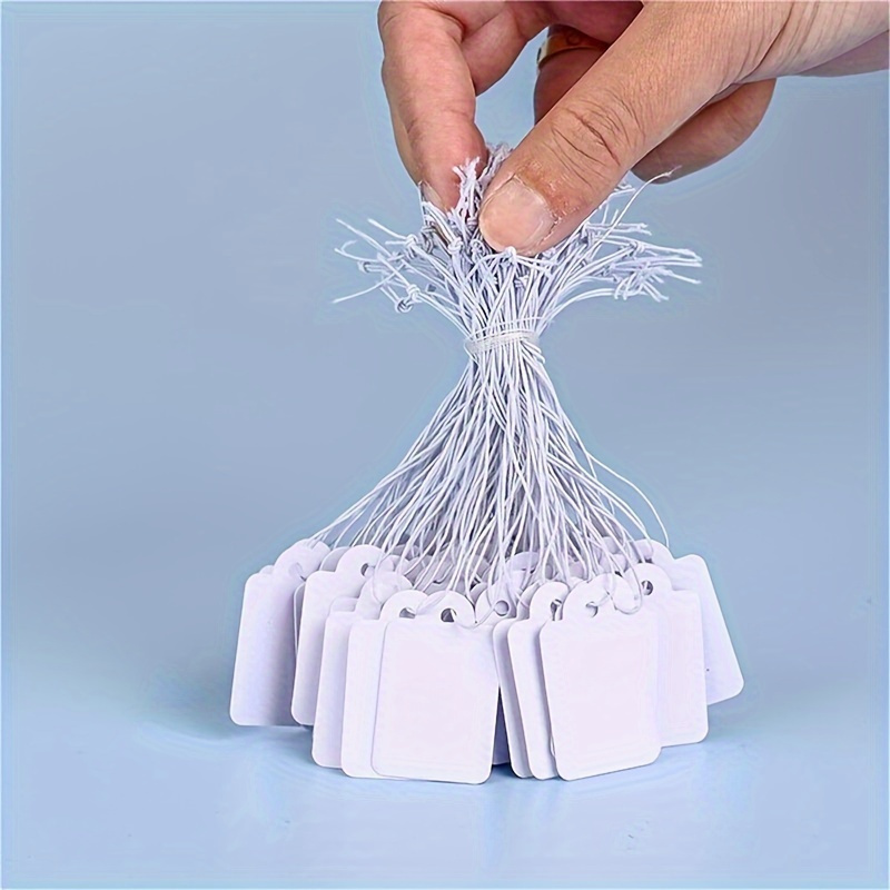 White Price Tags Strings Attached Wedding Party Paper Tag Temu Australia