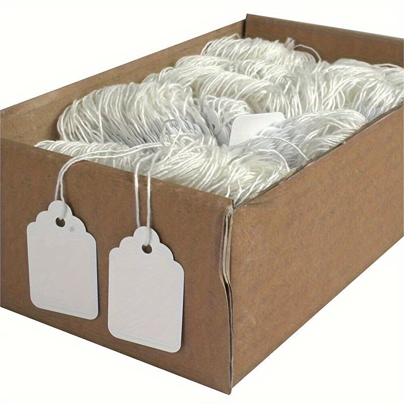 White Price Tags Strings Attached Wedding Party Paper Tag Temu Australia
