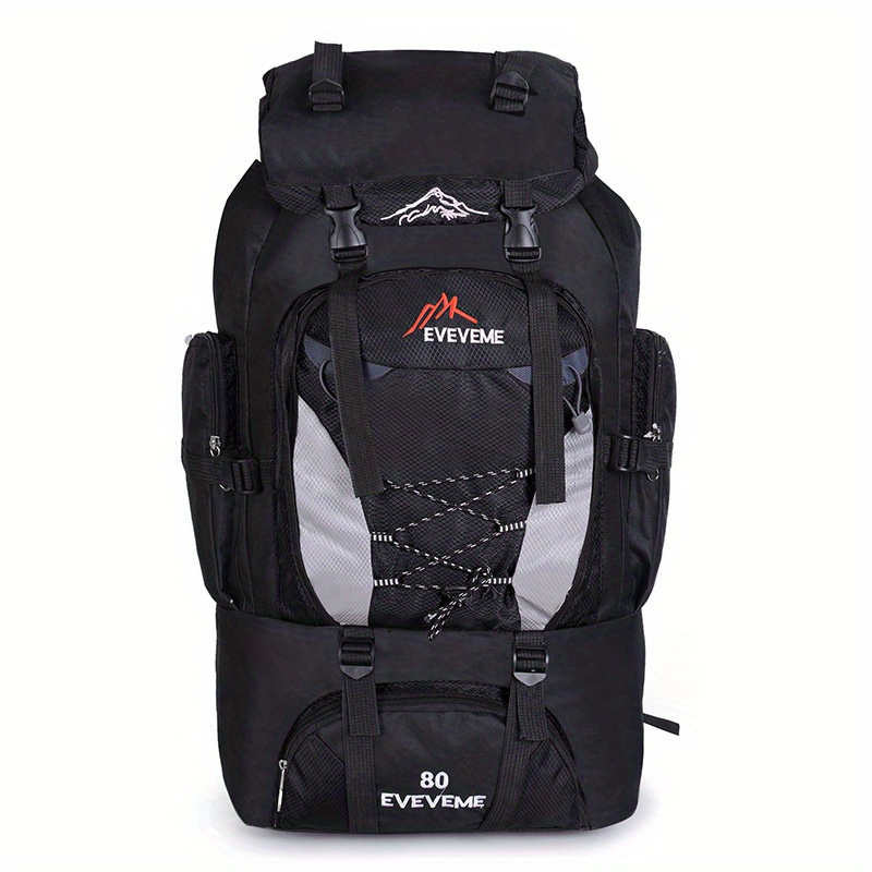 TEMU 1pc Outdoor Casual Sports Backpack, Large Capacity Backpack For Hiking Camping, Ultralight Cycling Backpack, Travel Mountaineering Bag For Men