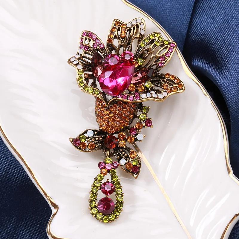 luxury     pendant brooch for women   big   decoration exaggerated badges banquet party pin details 2