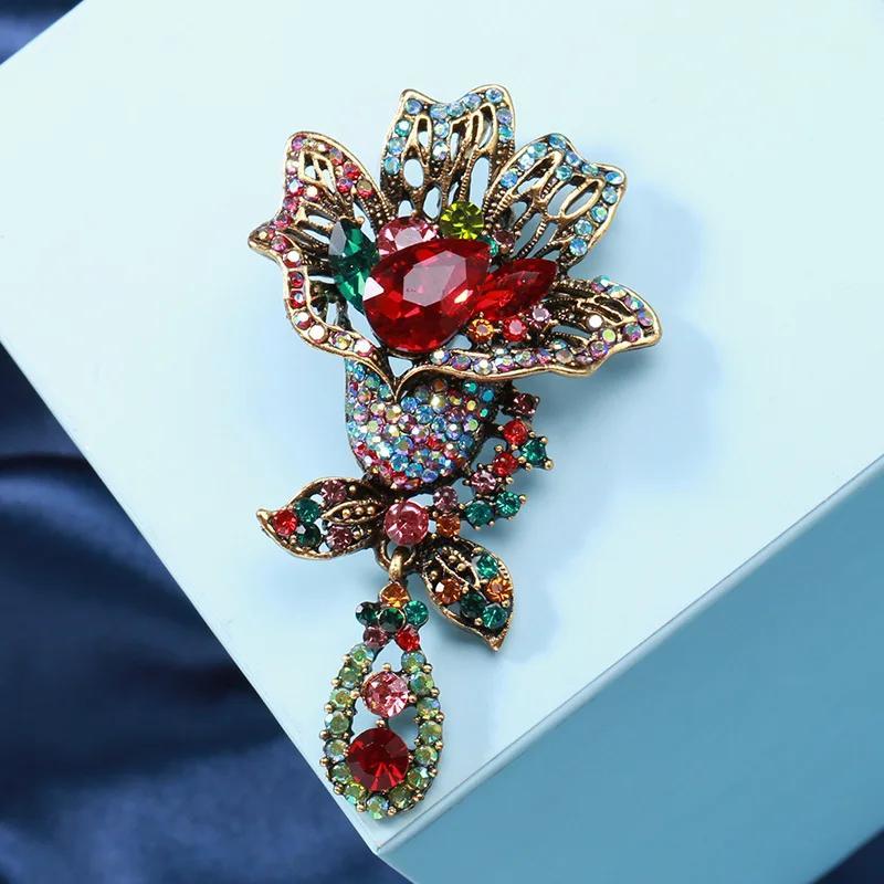 luxury     pendant brooch for women   big   decoration exaggerated badges banquet party pin details 4