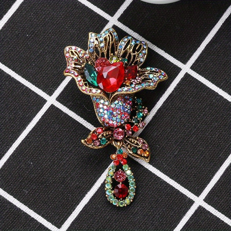 luxury     pendant brooch for women   big   decoration exaggerated badges banquet party pin details 6