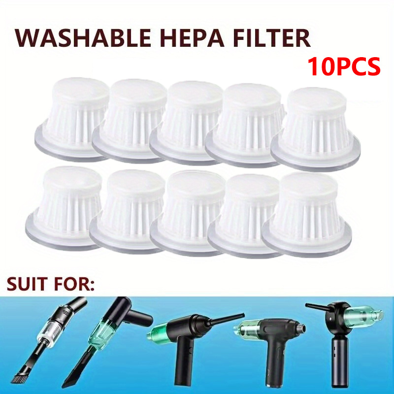 10 pcs washable hepa filters for vacuum cleaners suitable for most models details 1