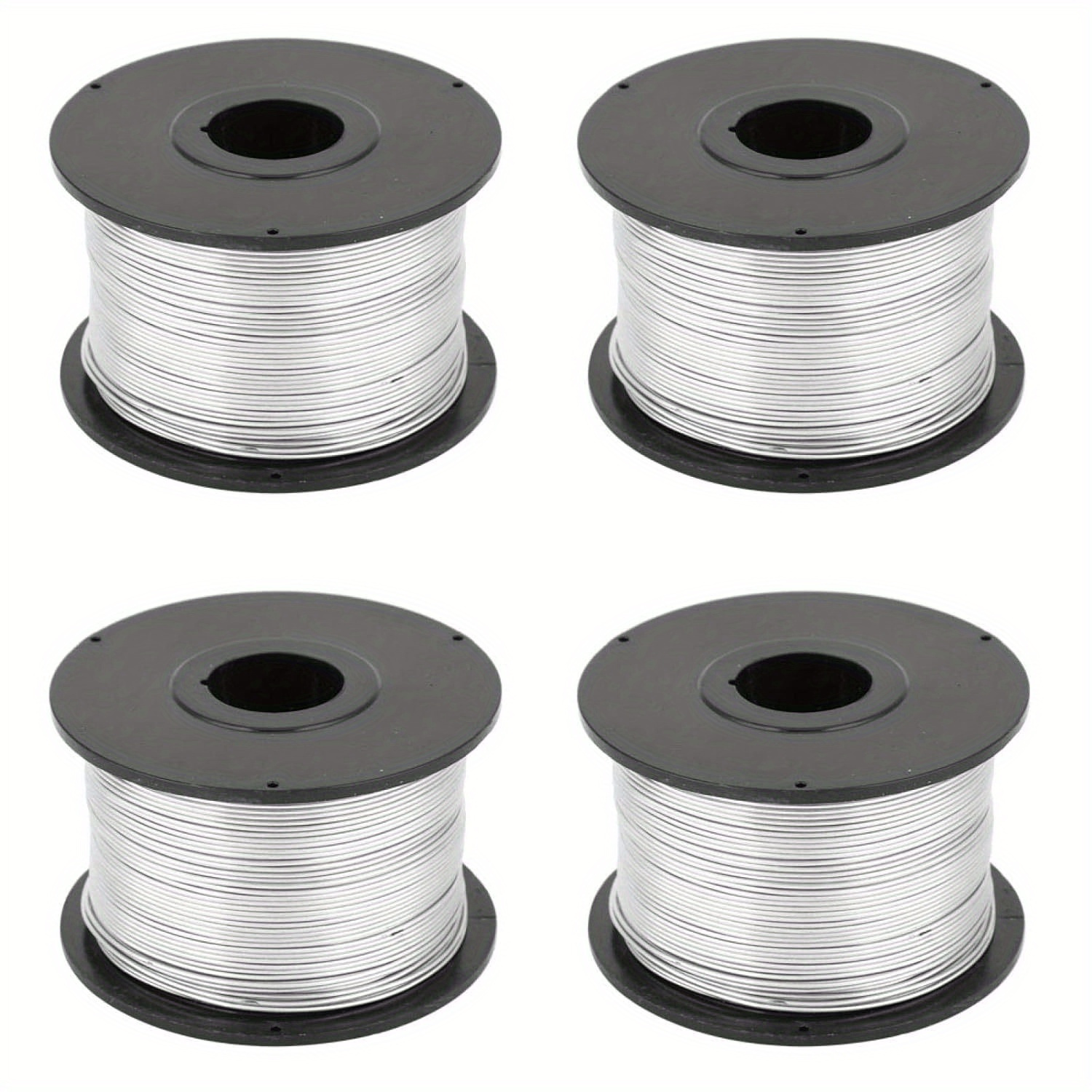 

4pcs 110m 0.8mm Roll Of Steel Wire, Low-carbon Steel Tie Wire, Softer And Flexible, For Automatic Tying Machine