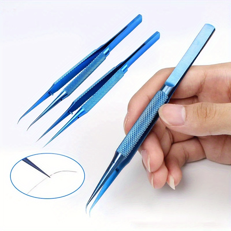 

Precision Titanium Alloy Anti-magnetic Electronic Tweezers, Professional Repair Fingerprint Flying Line Mobile Phone Motherboard Tweezers