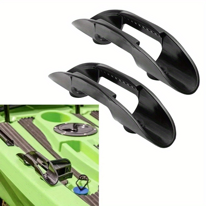 

2-pack Pvc Kayak Paddle Holder Clips, Paddle For Marine Boat Yacht Kayak Boat Accessories