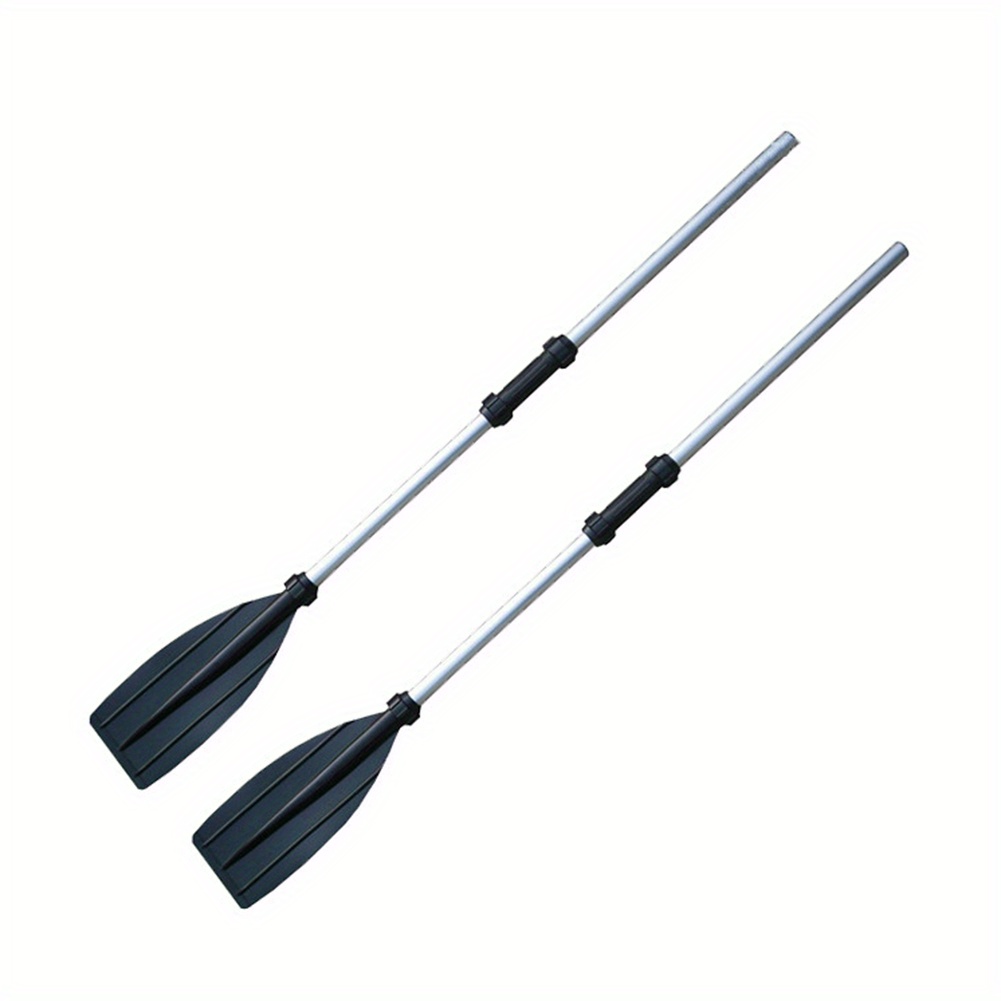 

2pcs, Aluminum Detachable Paddles, Adjustable, Lightweight Oars For Fishing, Rafting, Surfing, And Canoeing