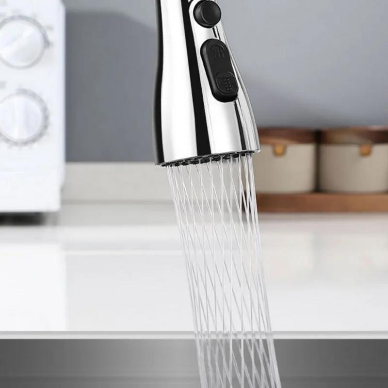 1pc multipurpose kitchen faucet extender 360 universal rotate sprinkler   outlet   and 20 to 24mm diameter mount adapters multifunctional universal rotating faucet with scraping and washing water outlet details 8