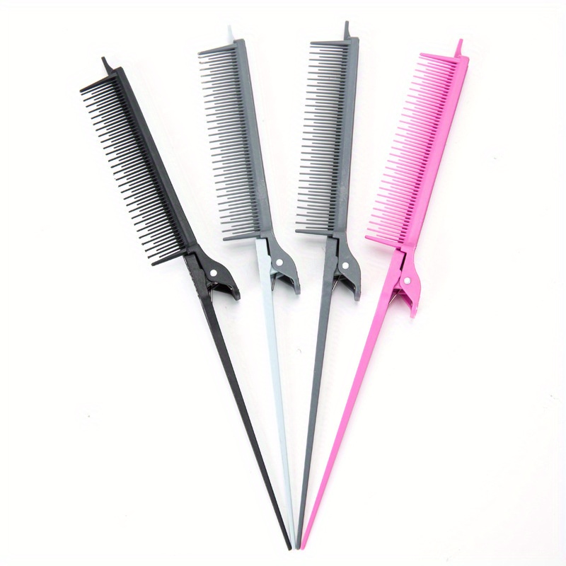 

1pc Professional Salon Hairdressing Comb Multifunctional Highlight Clip Comb For Hair Styling