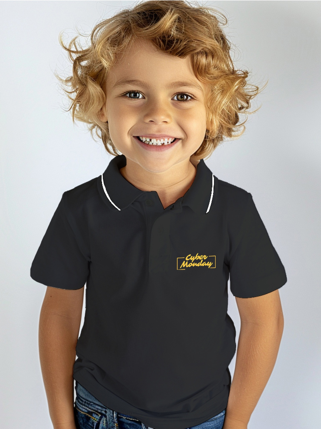 cyber monday print boys cotton lapel shirt casual Temu Chile