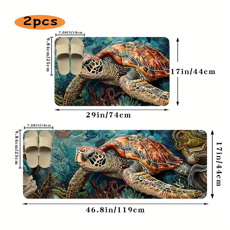 Sea Turtle Bathroom Kitchen Non Slip Floor Mat Bath Shower Rug Home Essentials Sea Turtle Bathroom Kitchen Non Slip Floor Mat Bath Shower Rug Home Essentials