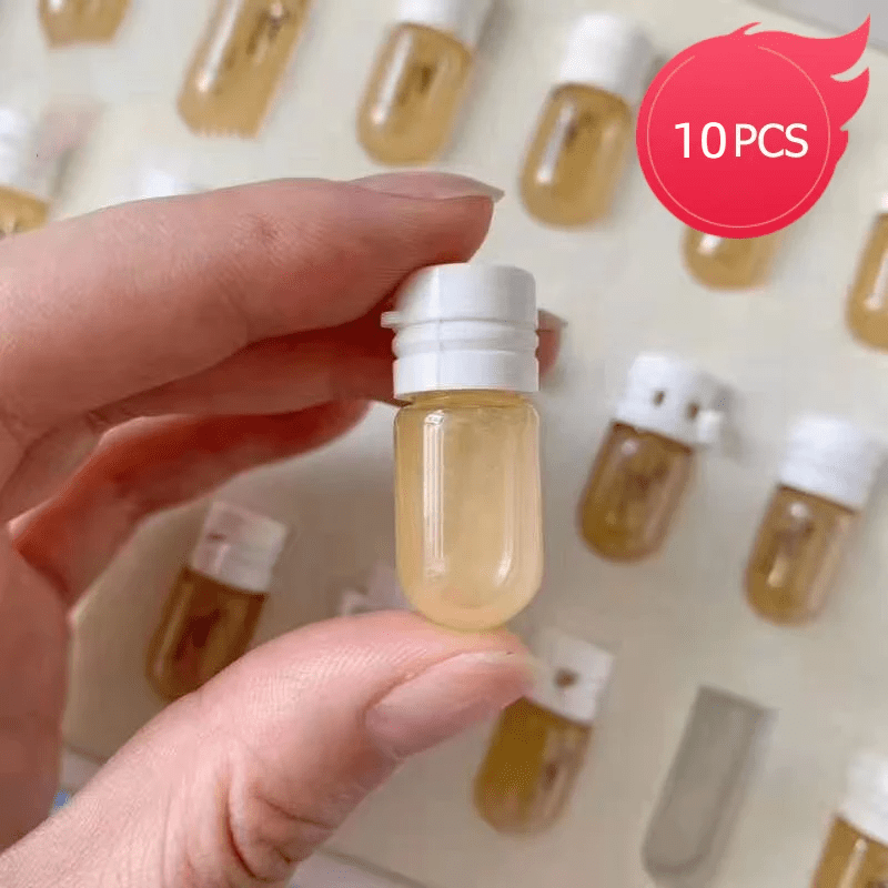 TEMU 10pcs 1.5ml Clear Glass Essential Oil Bottles With - Serums, Perfume Oils & Sample Testing, Hand Wash Only, Essential Oils Fragrance